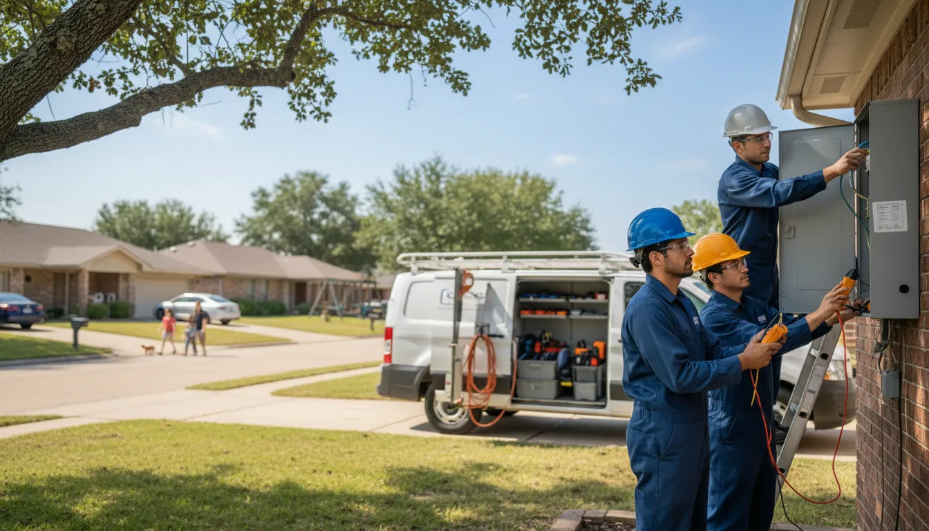 Certified electrician providing emergency electrical services in Mathews, LA